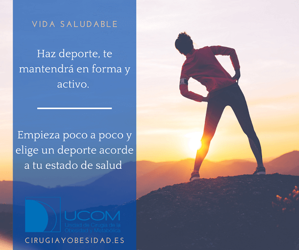 Vida saludable a través del ejercicio físico