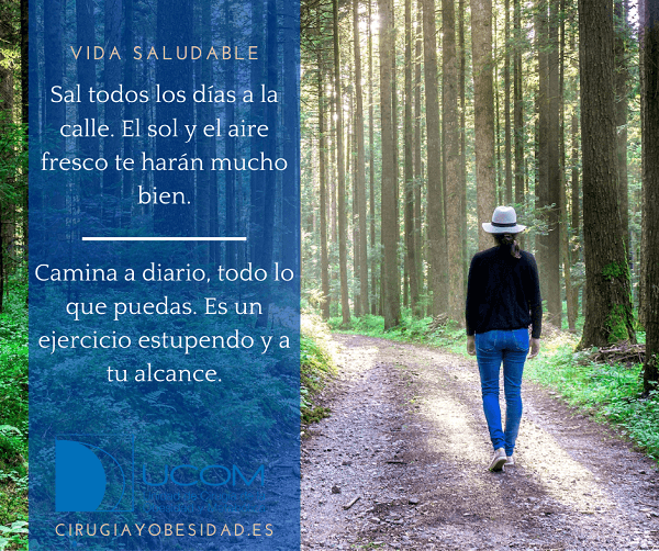 vida saludable: camina a diario